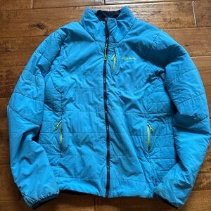 Patagonia Men's Light Blue Puffer Jacket